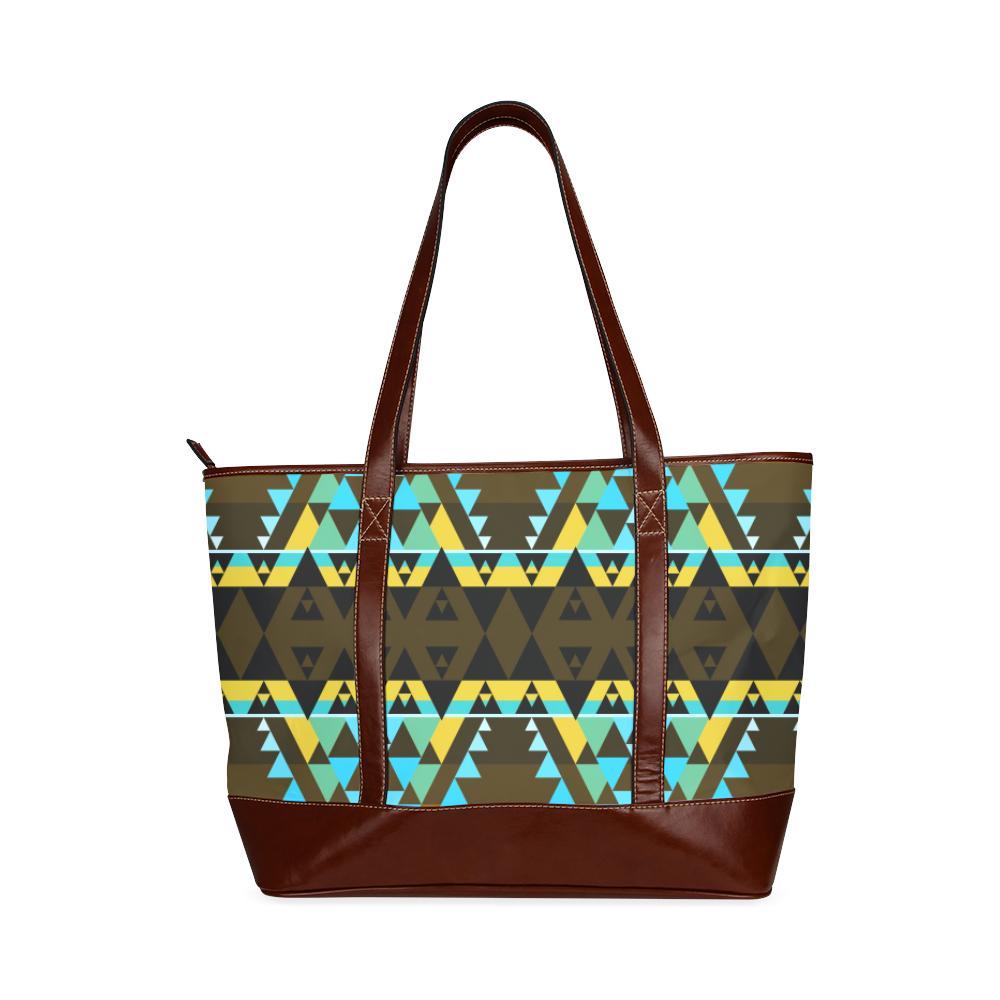 Writing on Stone Broken Lodge Tote Handbag (Model 1642) Tote Handbags (1642) e-joyer