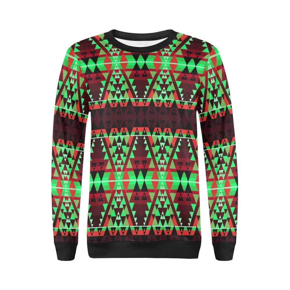 Writing on Stone Enemy Chase All Over Print Crewneck Sweatshirt for Women (Model H18) Crewneck Sweatshirt for Women (H18) e-joyer