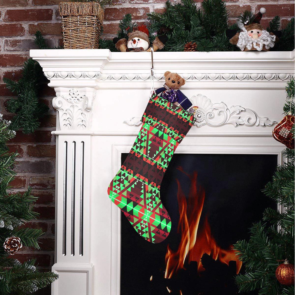 Writing on Stone Enemy Chase Christmas Stocking holiday stocking e-joyer
