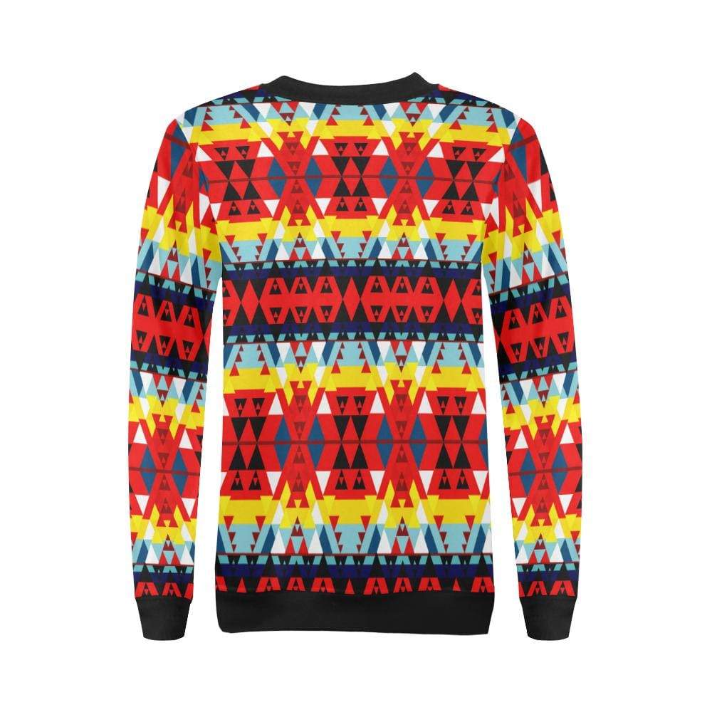 Writing on Stone Enemy Retreat All Over Print Crewneck Sweatshirt for Women (Model H18) Crewneck Sweatshirt for Women (H18) e-joyer