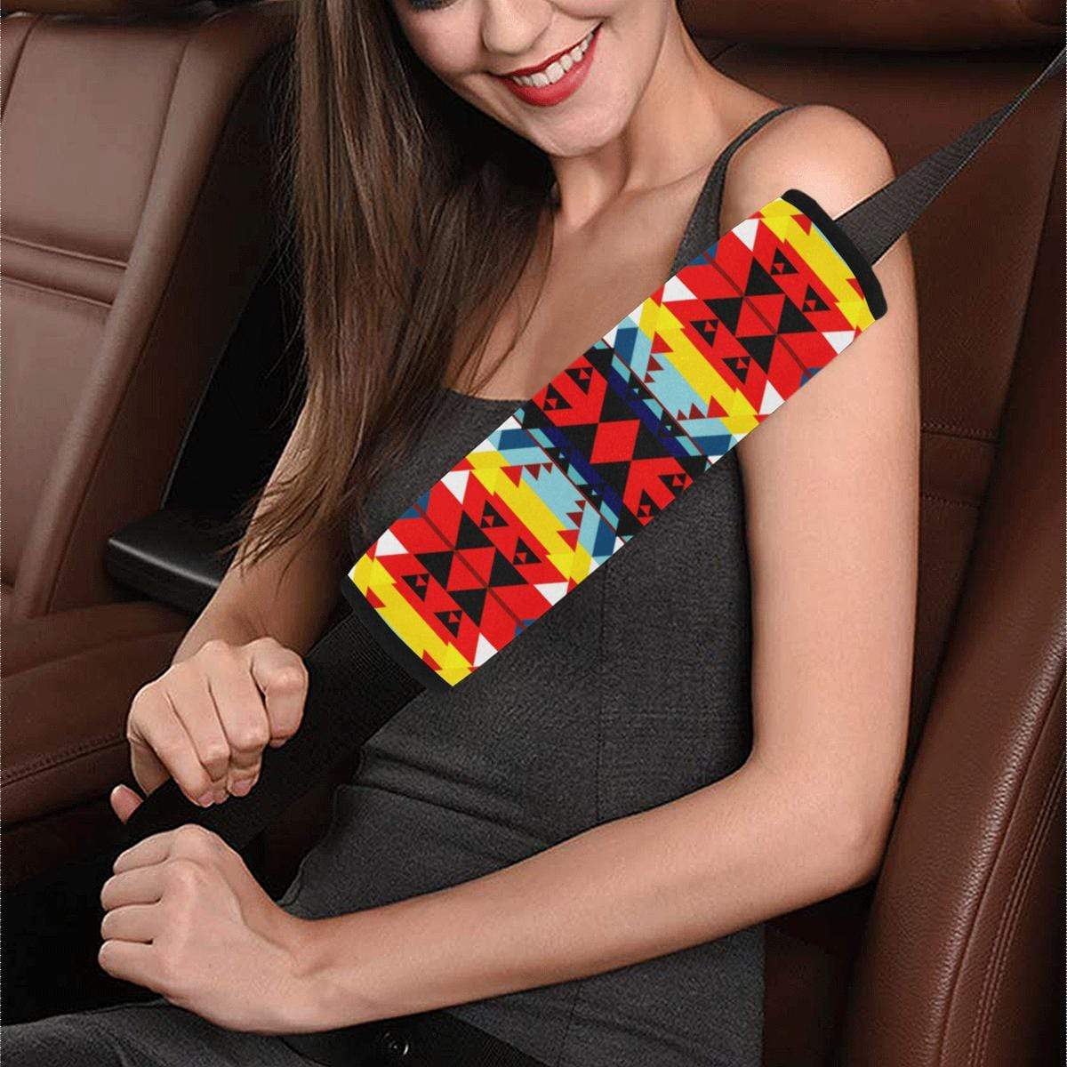 Writing on Stone Enemy Retreat Car Seat Belt Cover 7''x12.6'' Car Seat Belt Cover 7''x12.6'' e-joyer