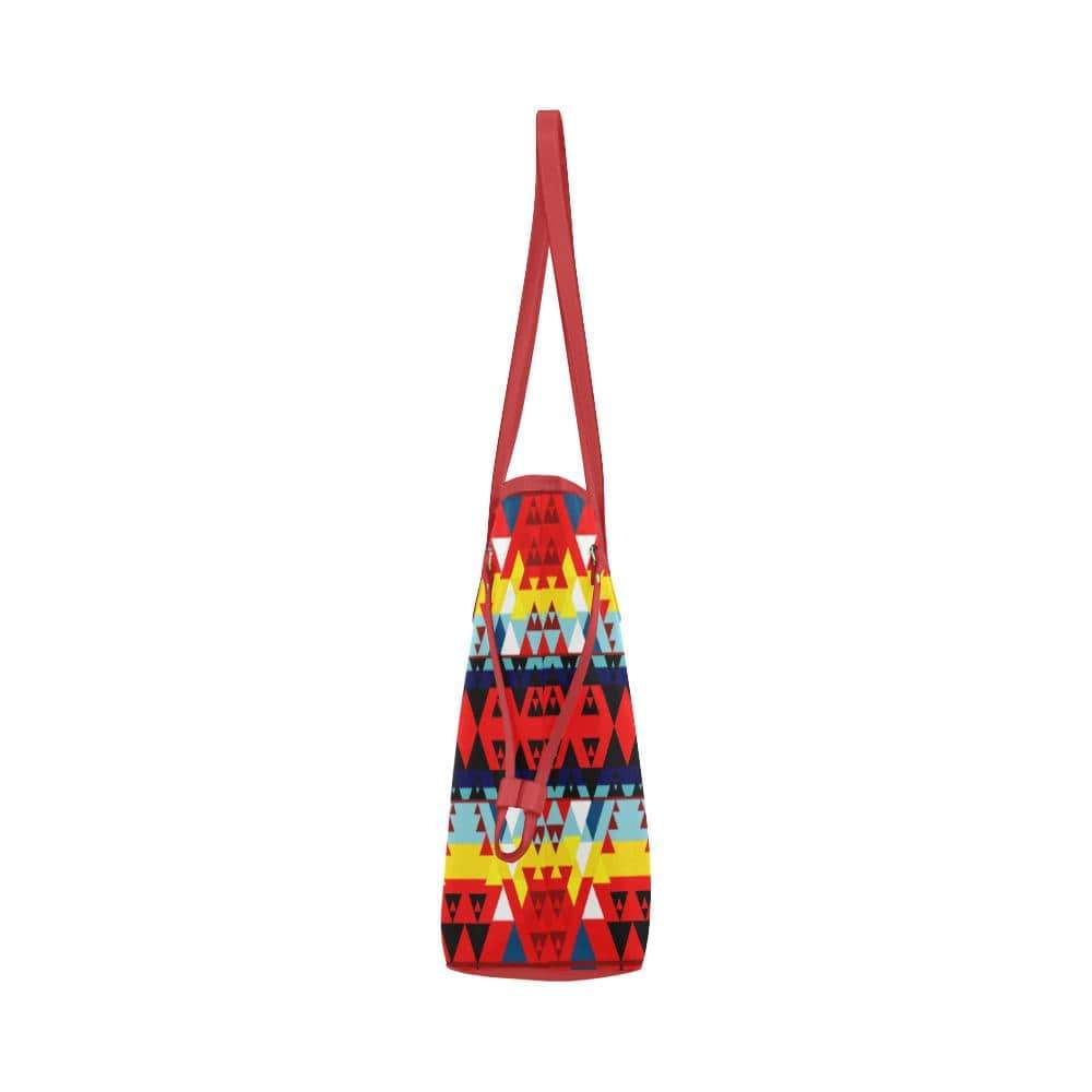 Writing on Stone Enemy Retreat Clover Canvas Tote Bag (Model 1661) Clover Canvas Tote Bag (1661) e-joyer