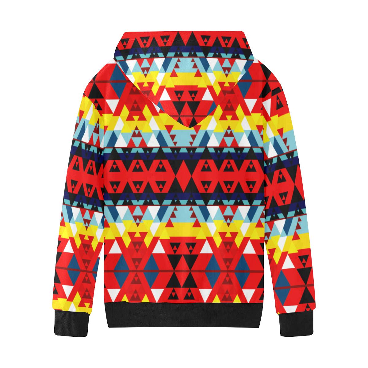 Writing on Stone Enemy Retreat Kids' All Over Print Hoodie (Model H38) Kids' AOP Hoodie (H38) e-joyer