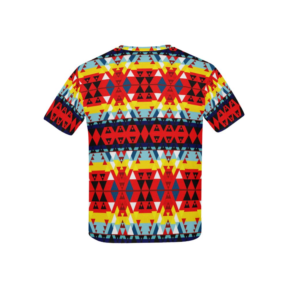 Writing on Stone Enemy Retreat Kids' All Over Print T-shirt (USA Size) (Model T40) All Over Print T-shirt for Kid (T40) e-joyer