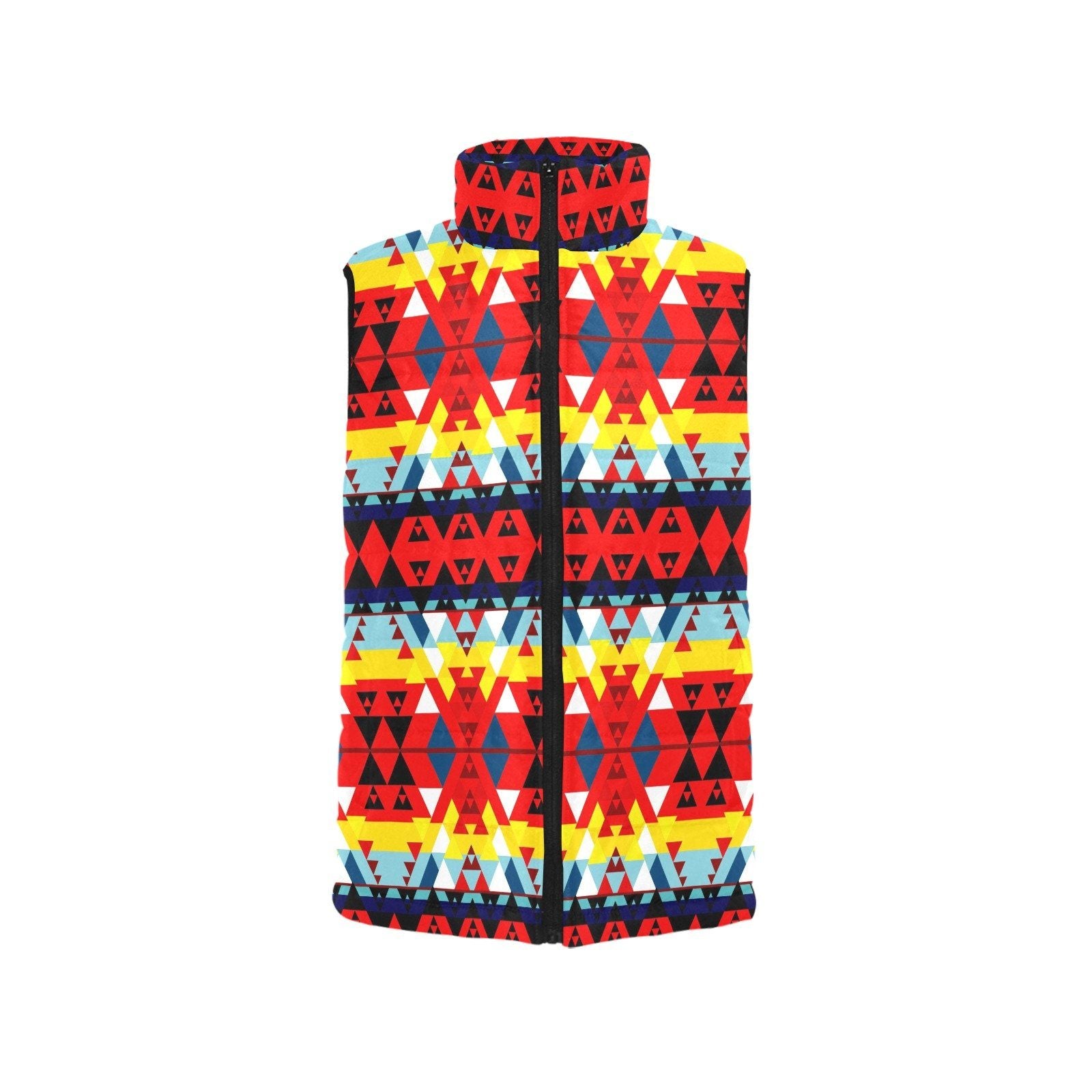 Writing on Stone Enemy Retreat Men's Padded Vest Jacket (Model H44) Men's Padded Vest Jacket (H44) e-joyer