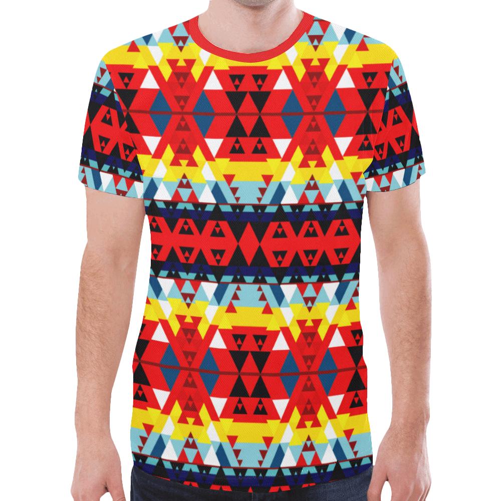Writing on Stone Enemy Retreat New All Over Print T-shirt for Men (Model T45) New All Over Print T-shirt for Men (T45) e-joyer