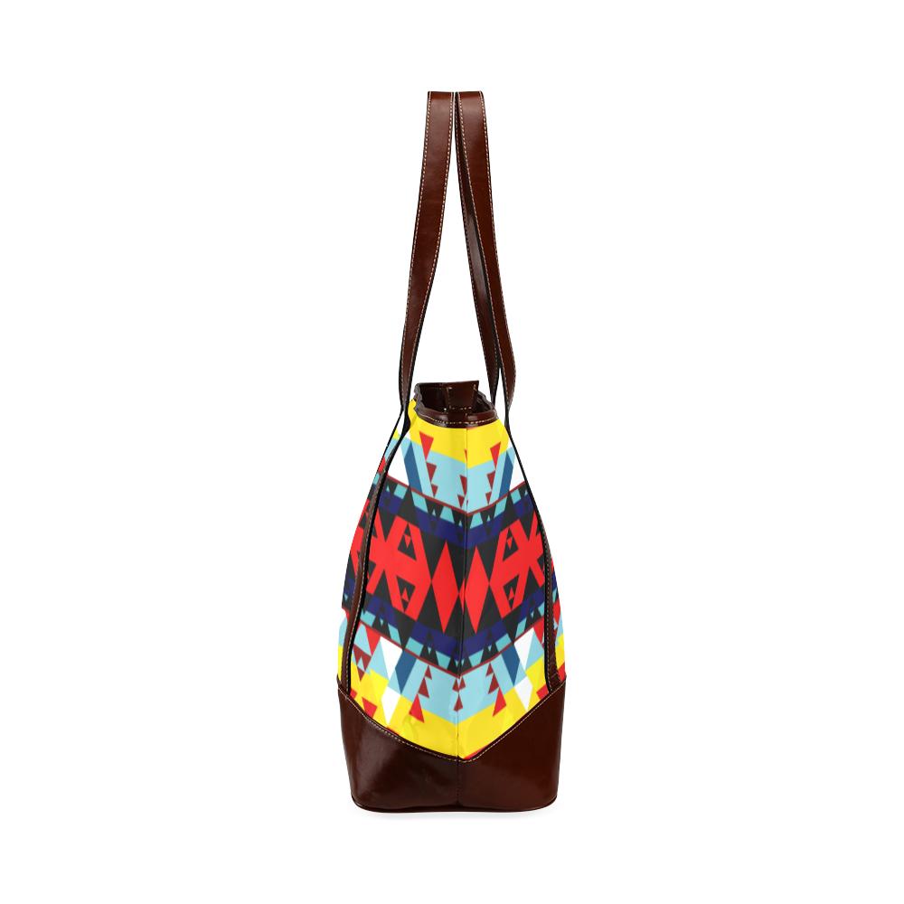 Writing on Stone Enemy Retreat Tote Handbag (Model 1642) Tote Handbags (1642) e-joyer