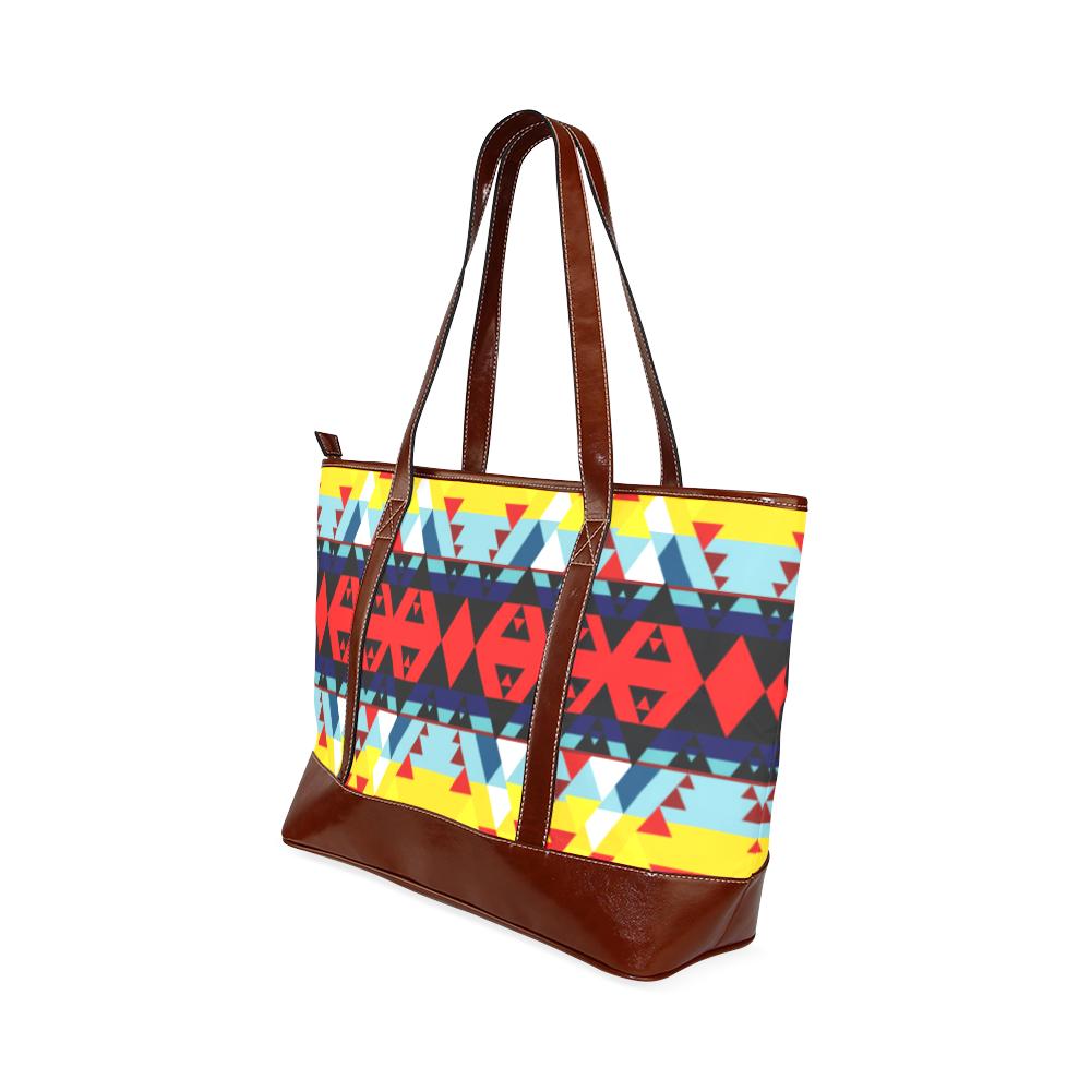 Writing on Stone Enemy Retreat Tote Handbag (Model 1642) Tote Handbags (1642) e-joyer