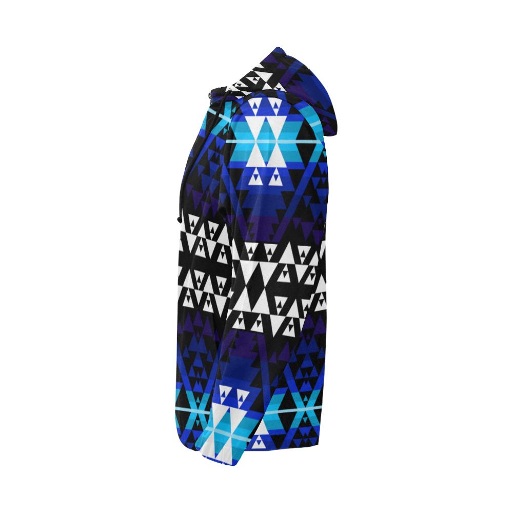 Writing on Stone Night Watch All Over Print Full Zip Hoodie for Men (Model H14) All Over Print Full Zip Hoodie for Men (H14) e-joyer