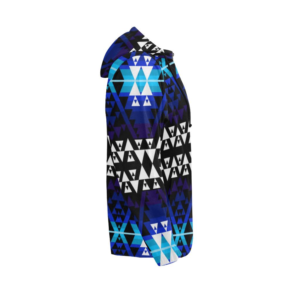 Writing on Stone Night Watch All Over Print Full Zip Hoodie for Men (Model H14) All Over Print Full Zip Hoodie for Men (H14) e-joyer