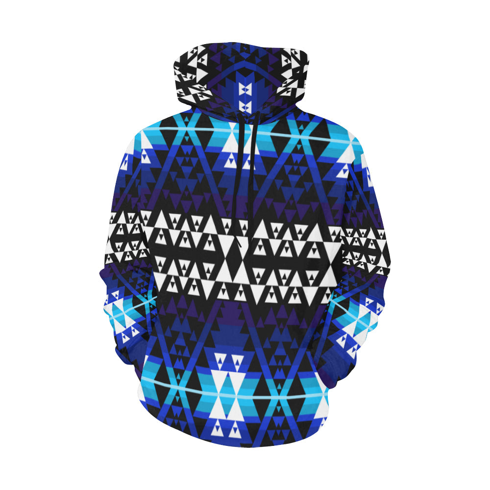 Writing on Stone Night Watch All Over Print Hoodie for Women (USA Size) (Model H13) Hoodie e-joyer