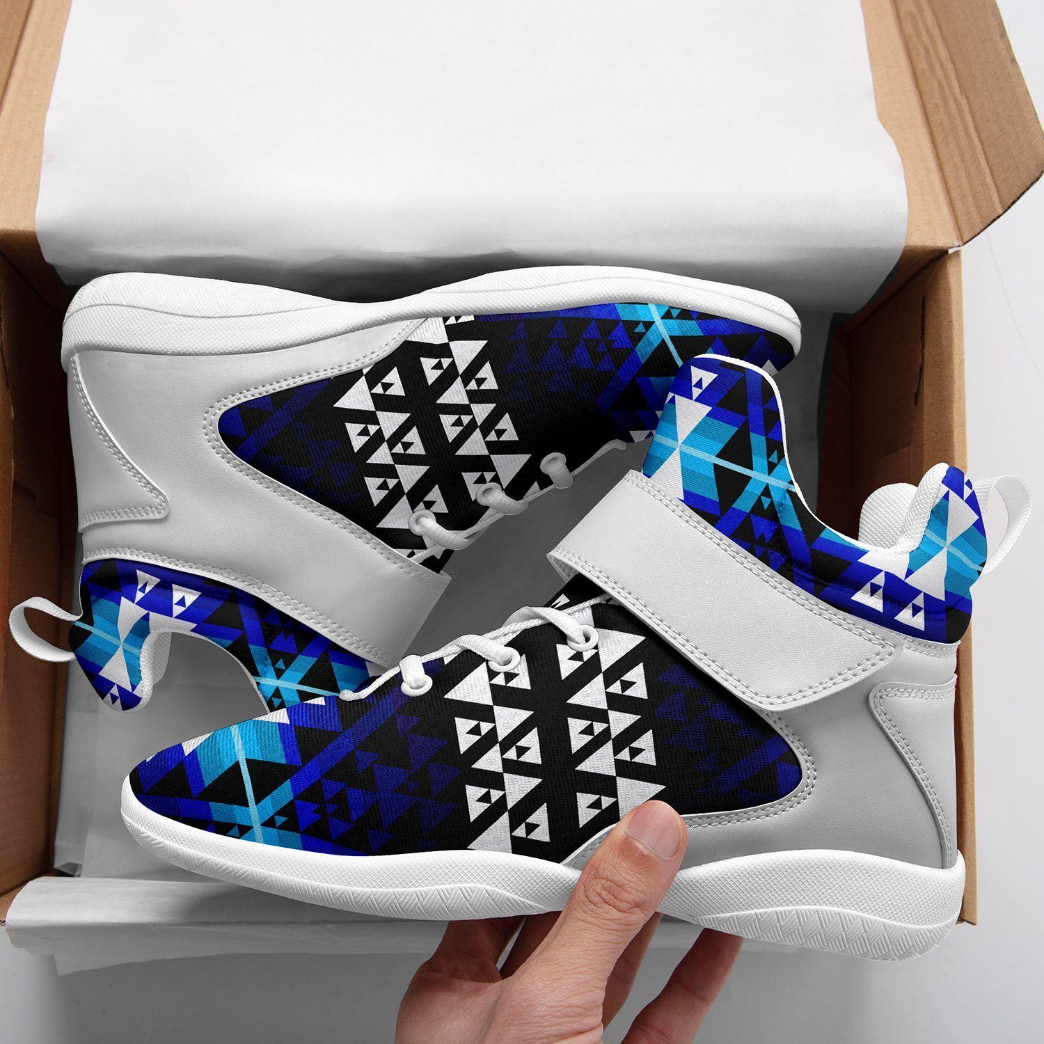 Writing on Stone Night Watch Ipottaa Basketball / Sport High Top Shoes - White Sole 49 Dzine