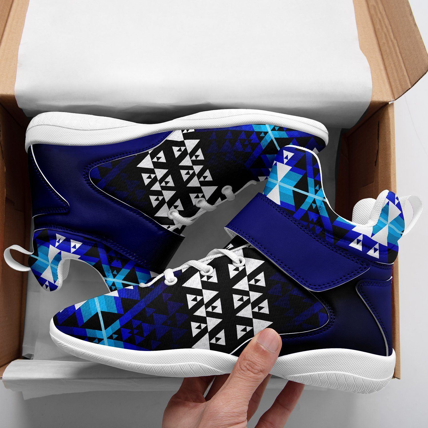 Writing on Stone Night Watch Ipottaa Basketball / Sport High Top Shoes - White Sole 49 Dzine