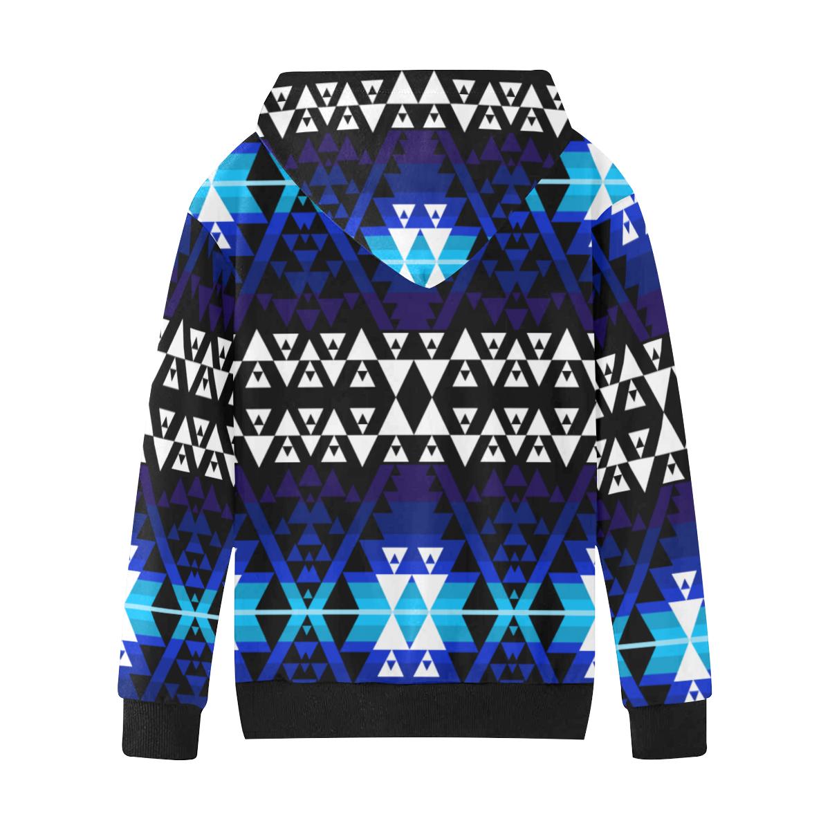 Writing on Stone Night Watch Kids' All Over Print Hoodie (Model H38) Kids' AOP Hoodie (H38) e-joyer