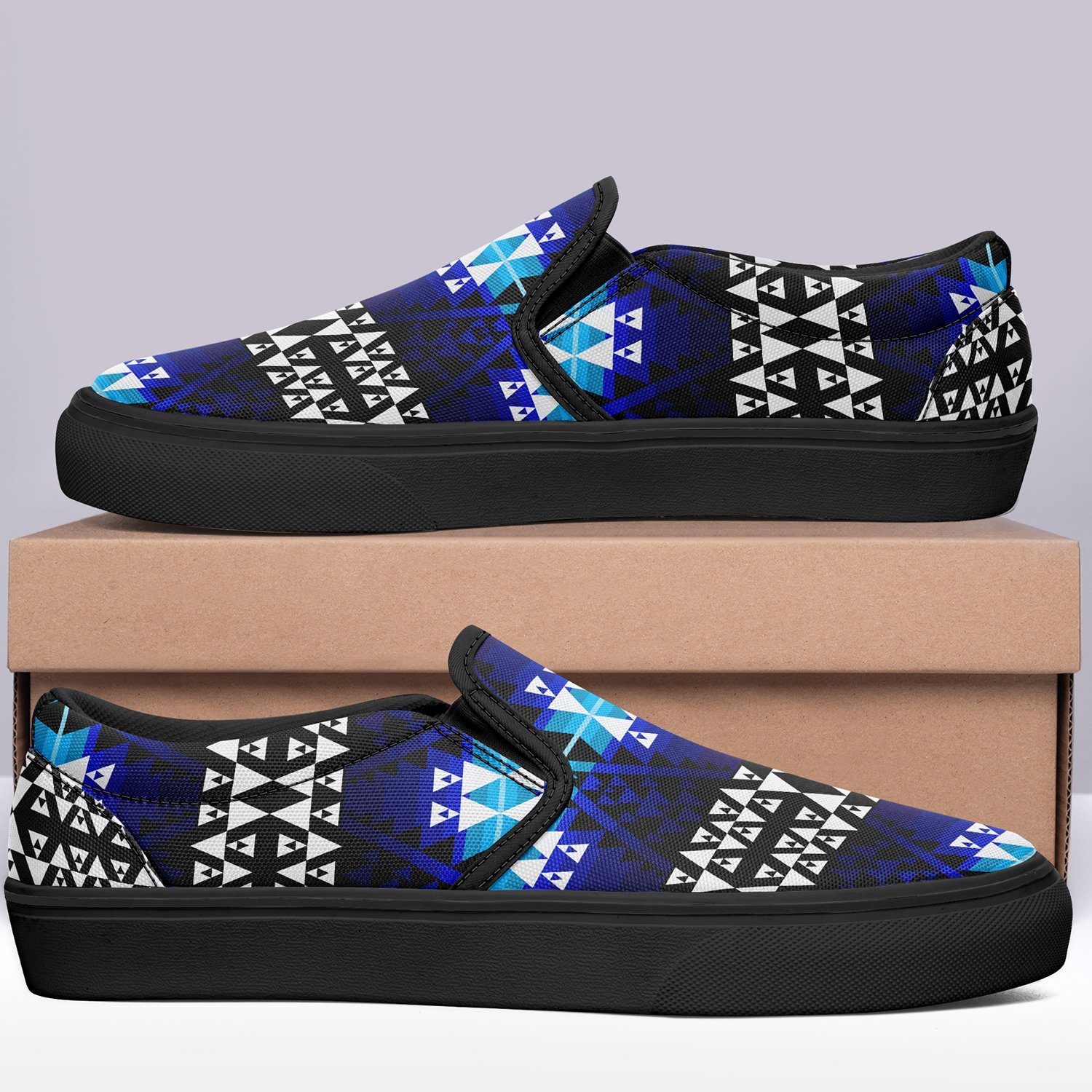 Writing on Stone Night Watch Otoyimm Kid's Canvas Slip On Shoes 49 Dzine