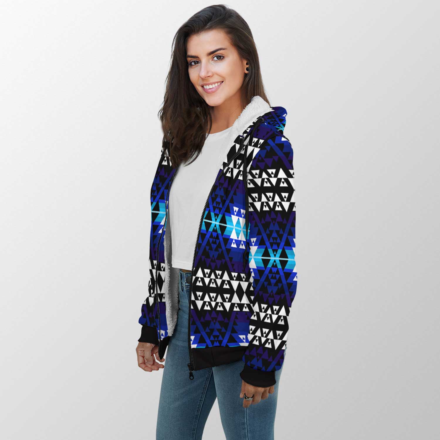 Writing on Stone Night Watch Sherpa Hoodie 49 Dzine