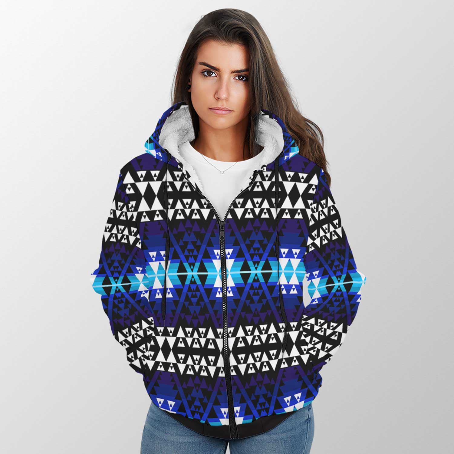 Writing on Stone Night Watch Sherpa Hoodie 49 Dzine