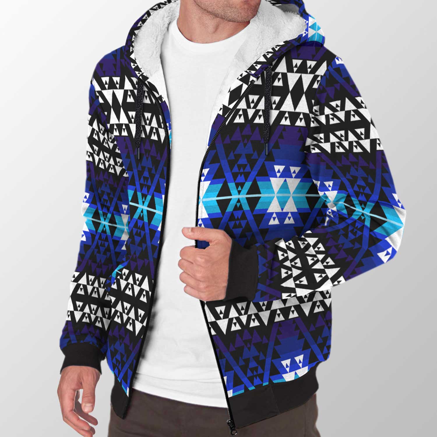 Writing on Stone Night Watch Sherpa Hoodie 49 Dzine