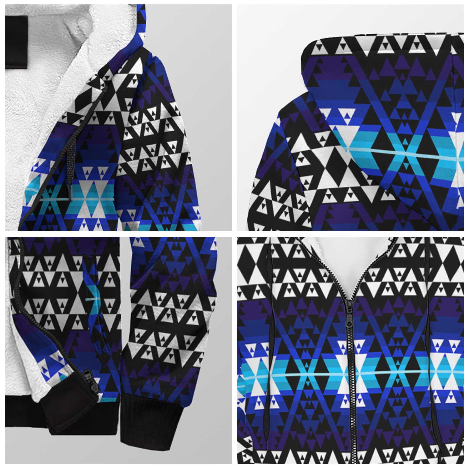 Writing on Stone Night Watch Sherpa Hoodie 49 Dzine
