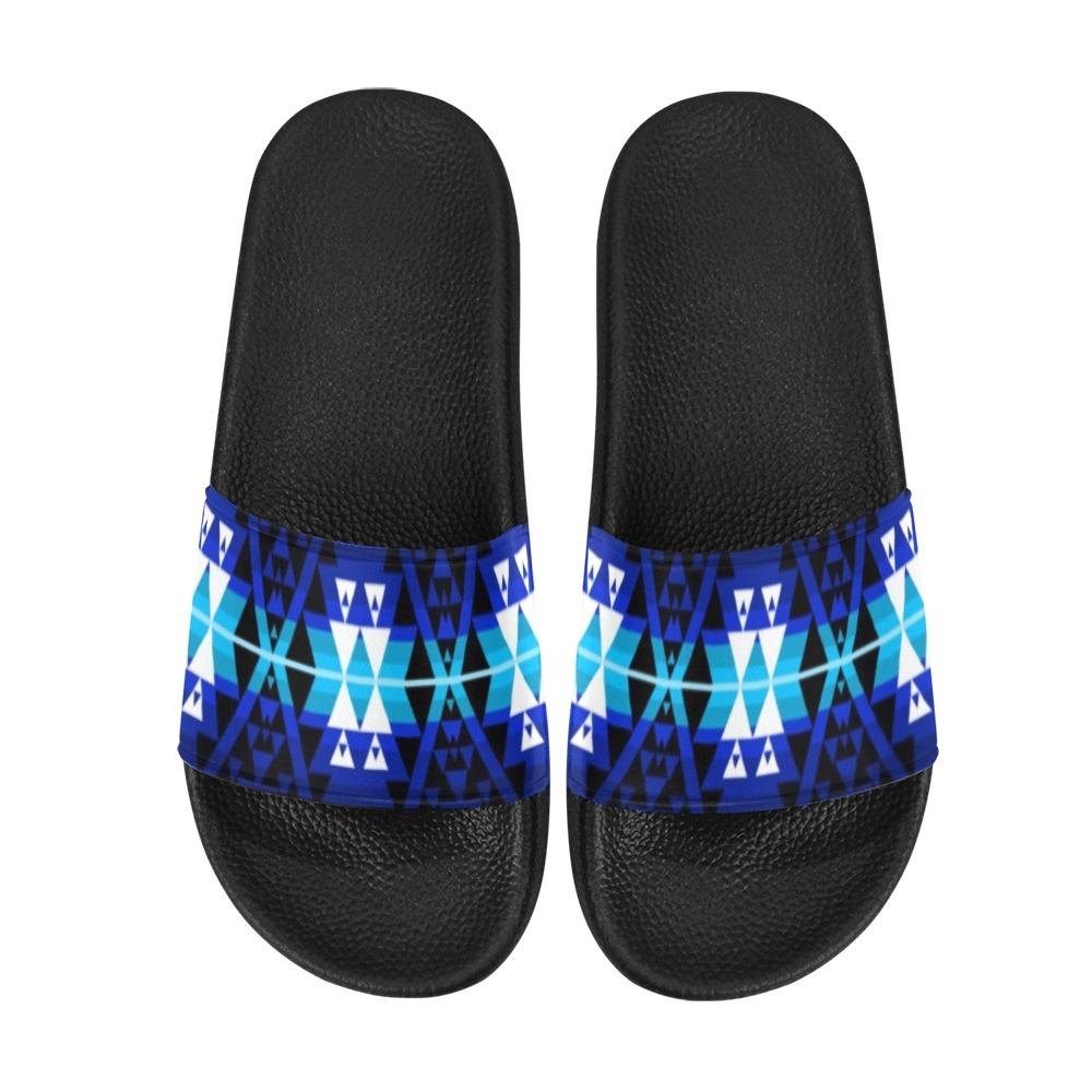 Writing on Stone Night Watch Women's Slide Sandals (Model 057) Women's Slide Sandals (057) e-joyer