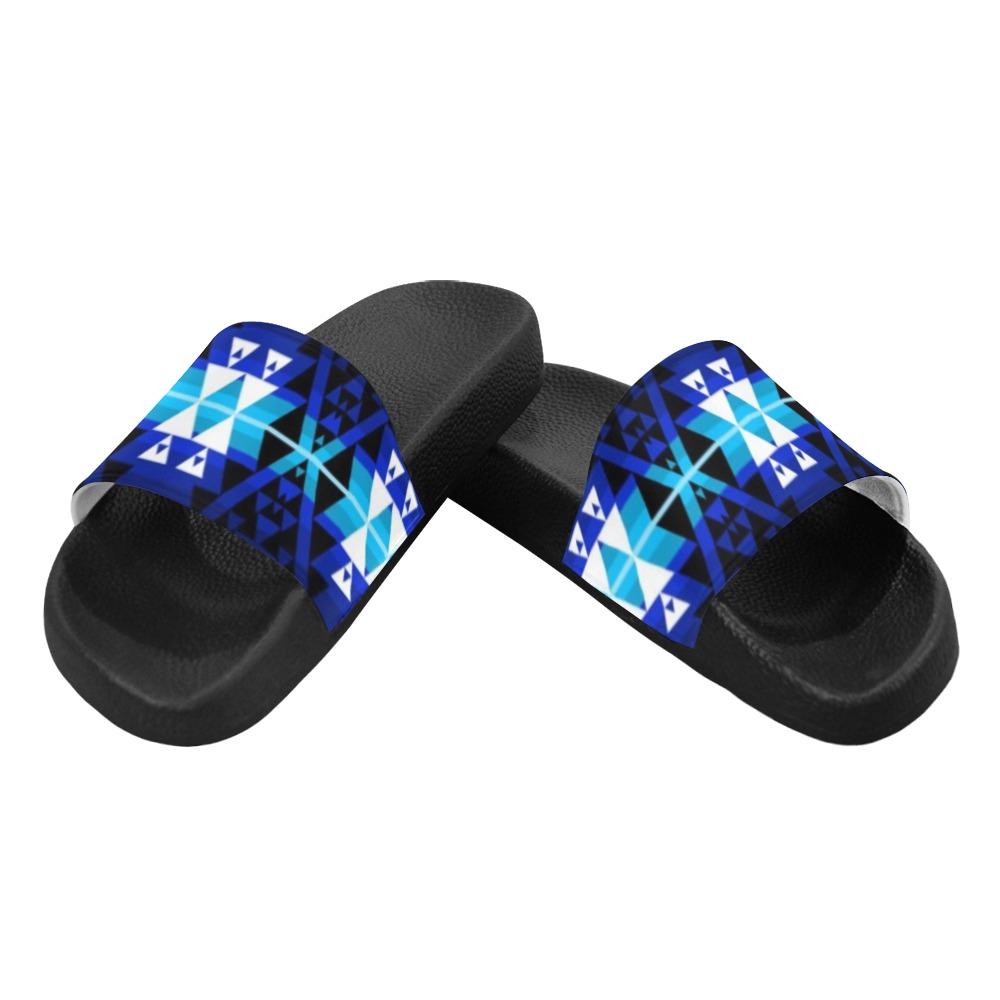 Writing on Stone Night Watch Women's Slide Sandals (Model 057) Women's Slide Sandals (057) e-joyer
