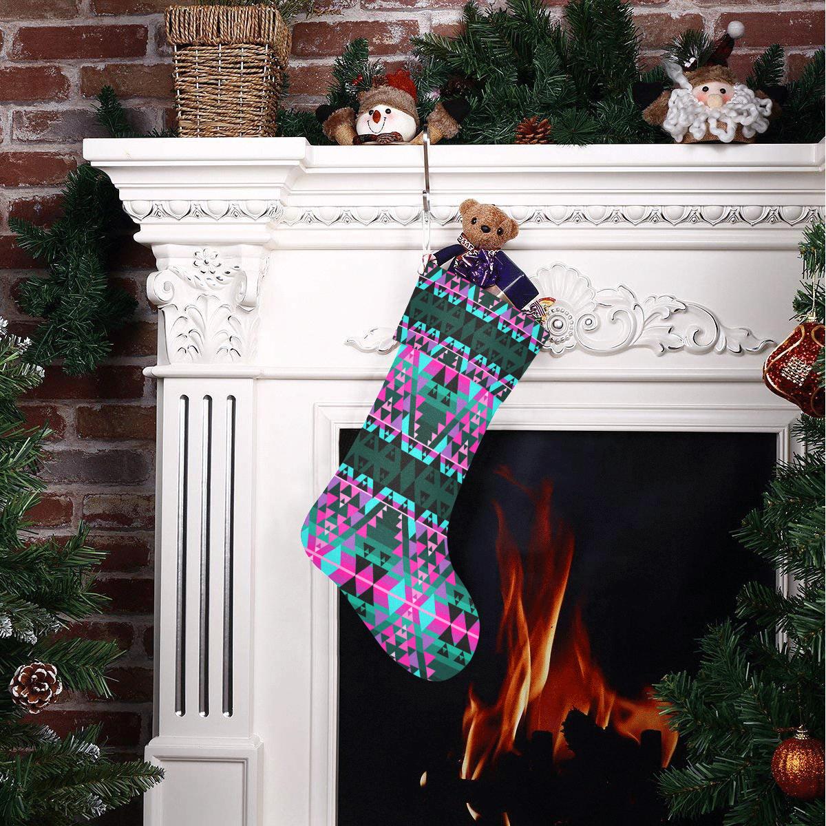 Writing on Stone Sunset Christmas Stocking holiday stocking e-joyer