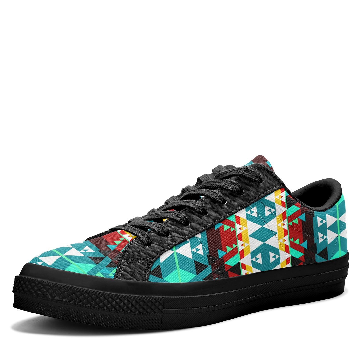 Writing on Stone Wheel Aapisi Low Top Canvas Shoes Black Sole 49 Dzine