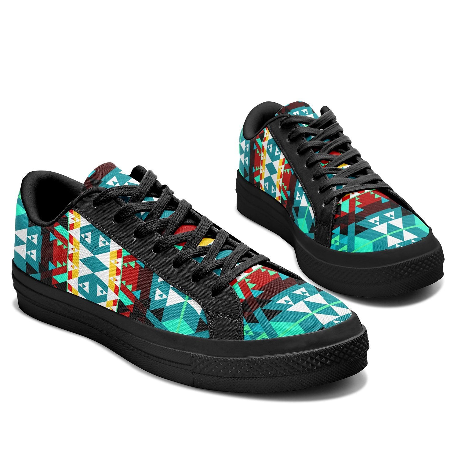 Writing on Stone Wheel Aapisi Low Top Canvas Shoes Black Sole 49 Dzine
