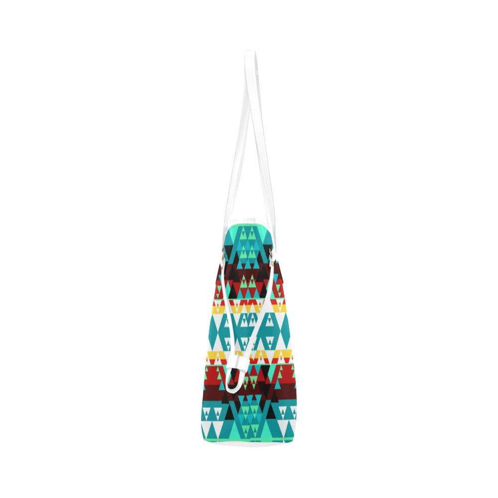 Writing on Stone Wheel Clover Canvas Tote Bag (Model 1661) Clover Canvas Tote Bag (1661) e-joyer