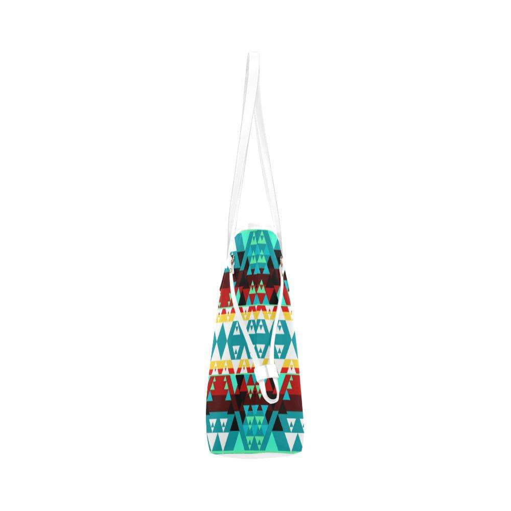 Writing on Stone Wheel Clover Canvas Tote Bag (Model 1661) Clover Canvas Tote Bag (1661) e-joyer