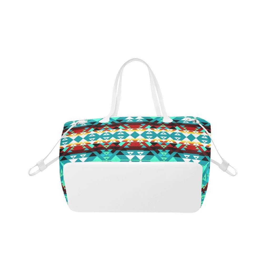 Writing on Stone Wheel Clover Canvas Tote Bag (Model 1661) Clover Canvas Tote Bag (1661) e-joyer