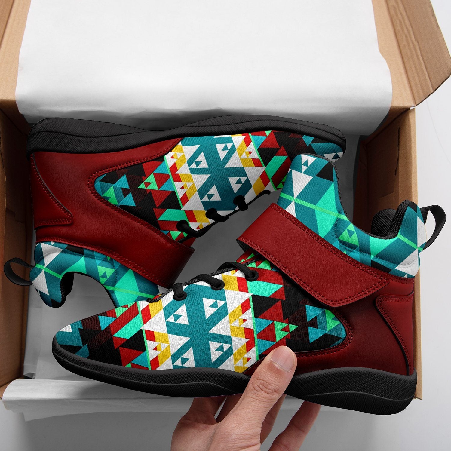 Writing on Stone Wheel Ipottaa Basketball / Sport High Top Shoes 49 Dzine