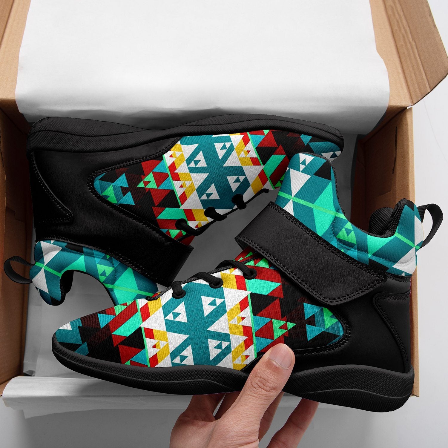 Writing on Stone Wheel Ipottaa Basketball / Sport High Top Shoes 49 Dzine