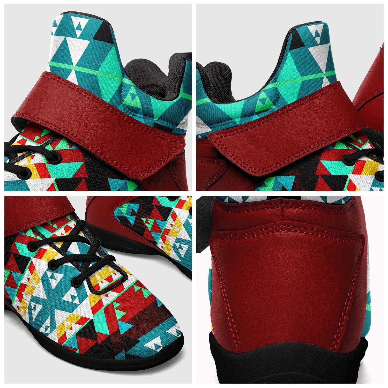 Writing on Stone Wheel Ipottaa Basketball / Sport High Top Shoes 49 Dzine