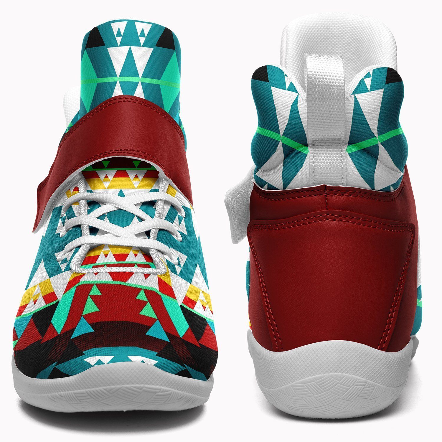 Writing on Stone Wheel Ipottaa Basketball / Sport High Top Shoes - White Sole 49 Dzine