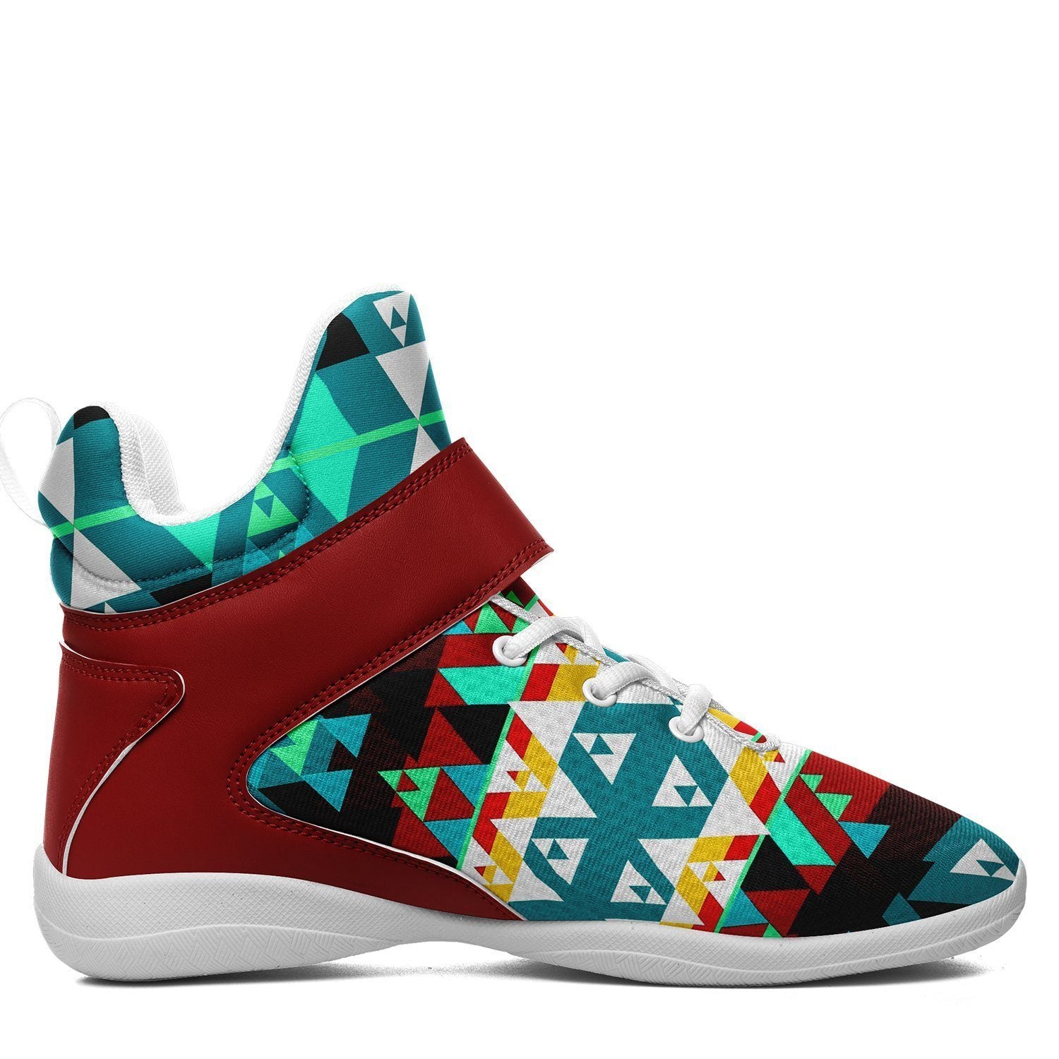 Writing on Stone Wheel Ipottaa Basketball / Sport High Top Shoes - White Sole 49 Dzine