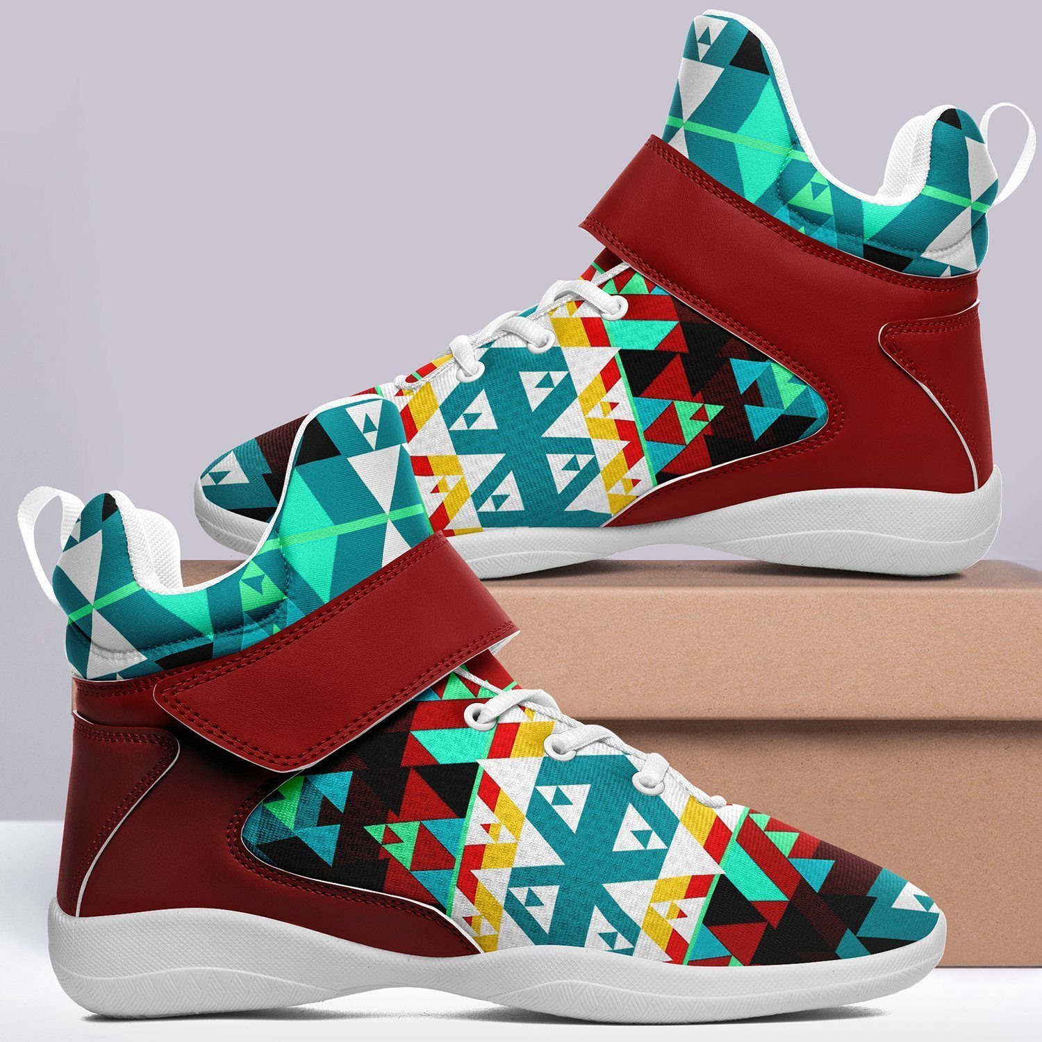 Writing on Stone Wheel Ipottaa Basketball / Sport High Top Shoes - White Sole 49 Dzine