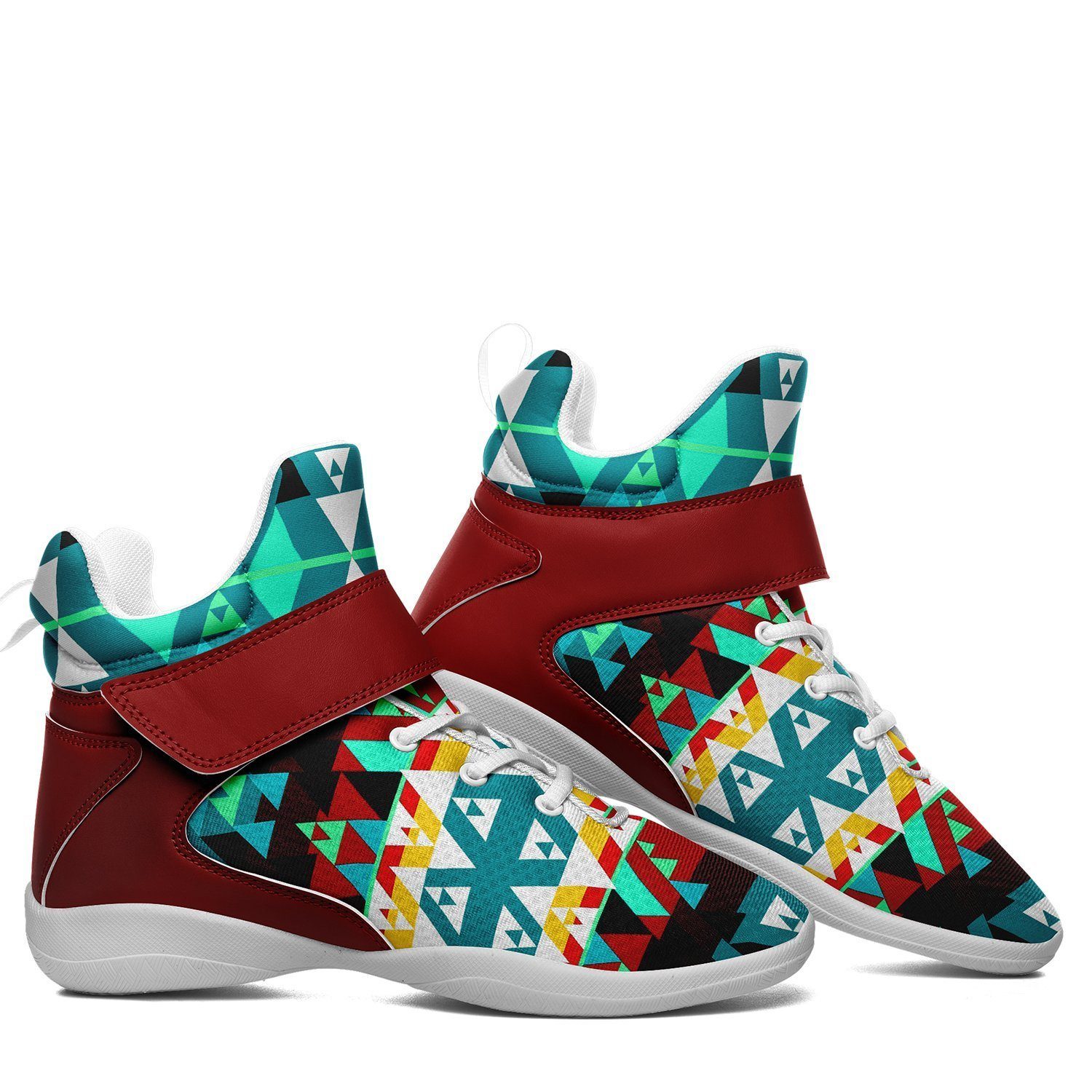 Writing on Stone Wheel Ipottaa Basketball / Sport High Top Shoes - White Sole 49 Dzine