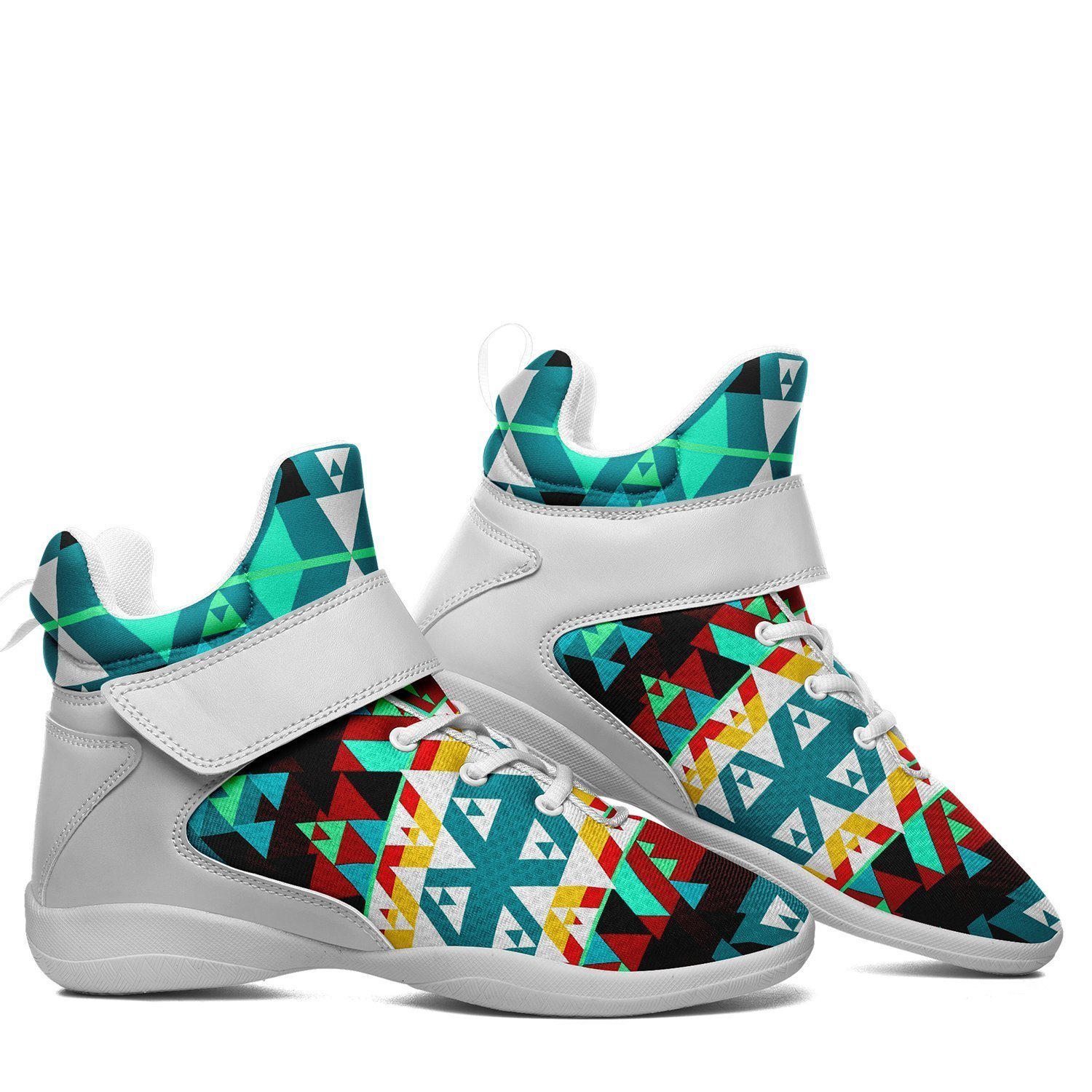 Writing on Stone Wheel Ipottaa Basketball / Sport High Top Shoes - White Sole 49 Dzine