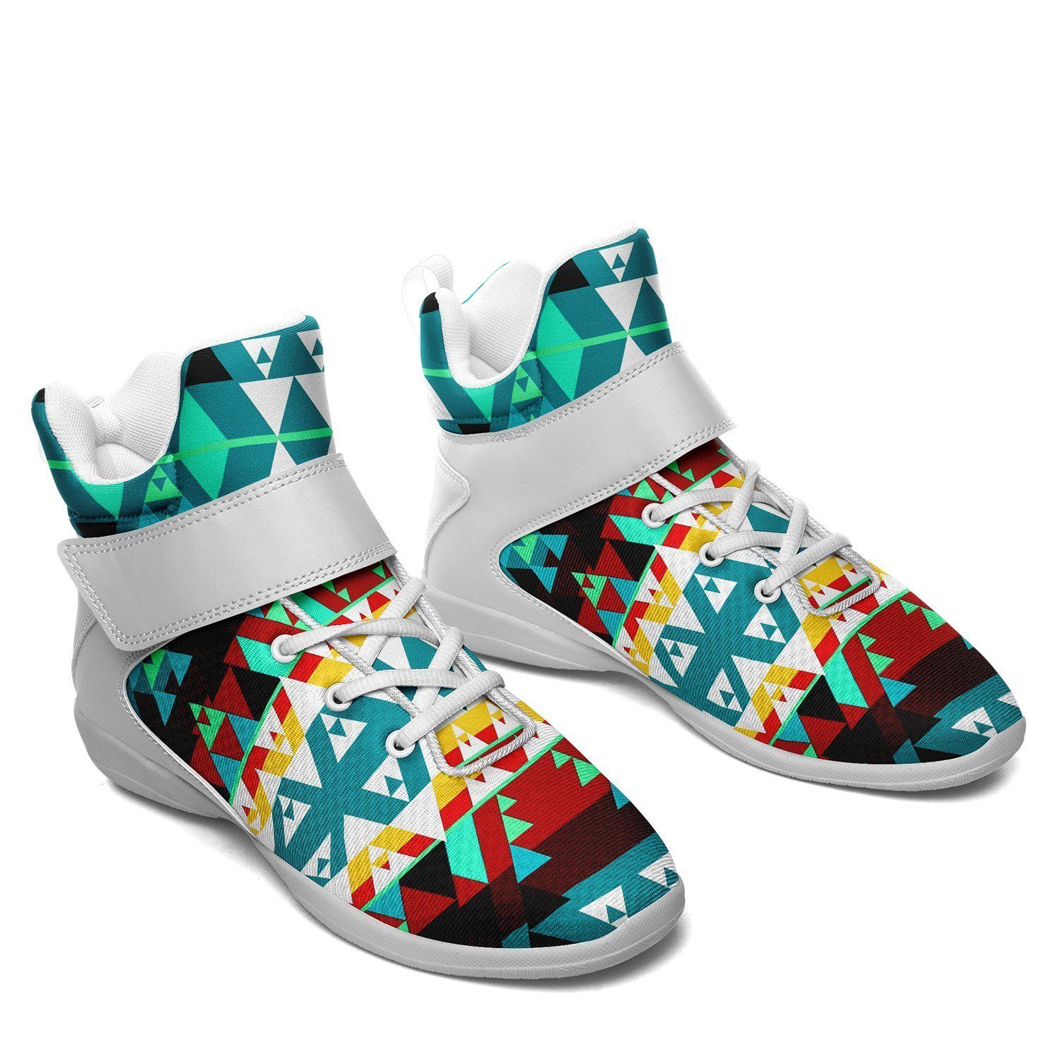 Writing on Stone Wheel Ipottaa Basketball / Sport High Top Shoes - White Sole 49 Dzine