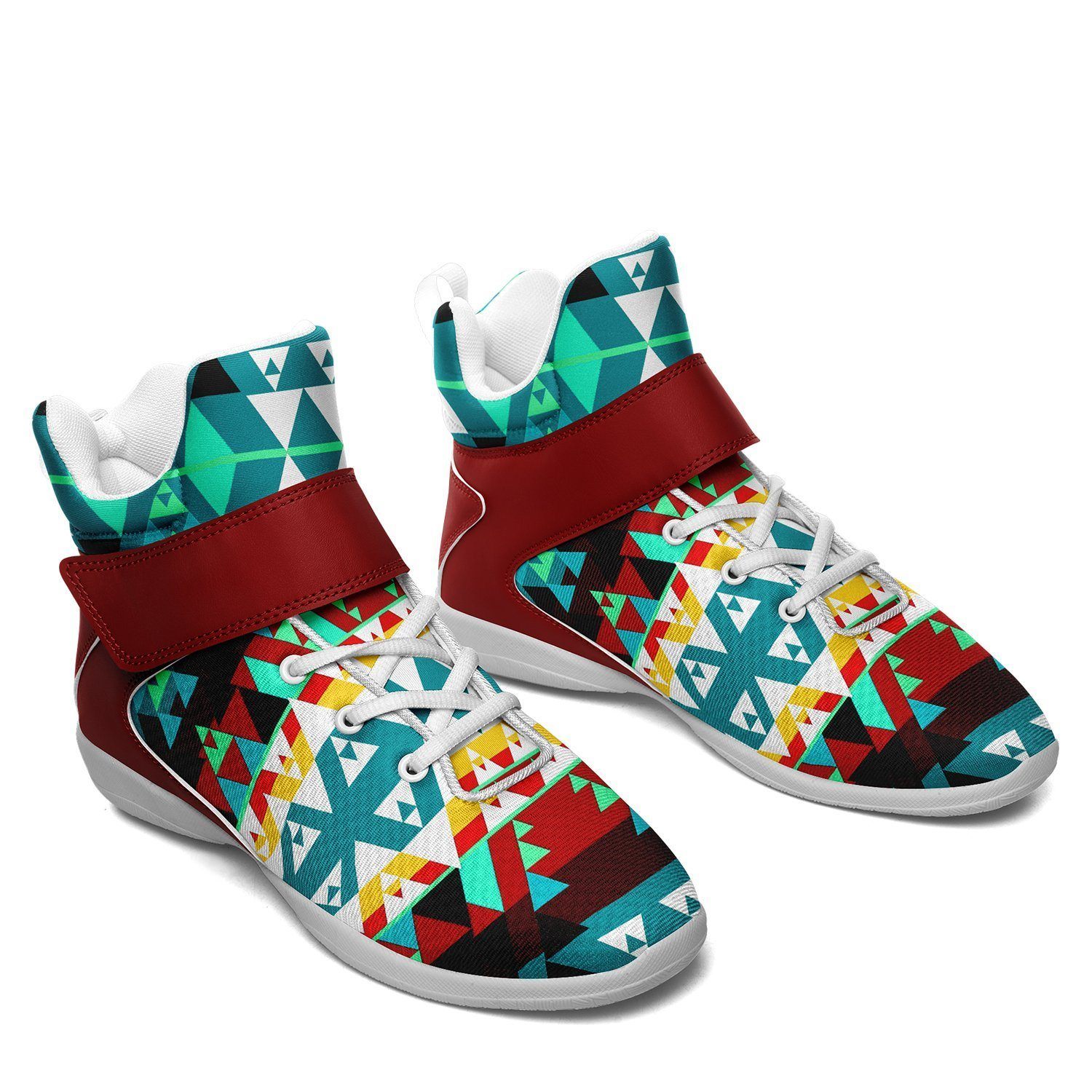 Writing on Stone Wheel Ipottaa Basketball / Sport High Top Shoes - White Sole 49 Dzine