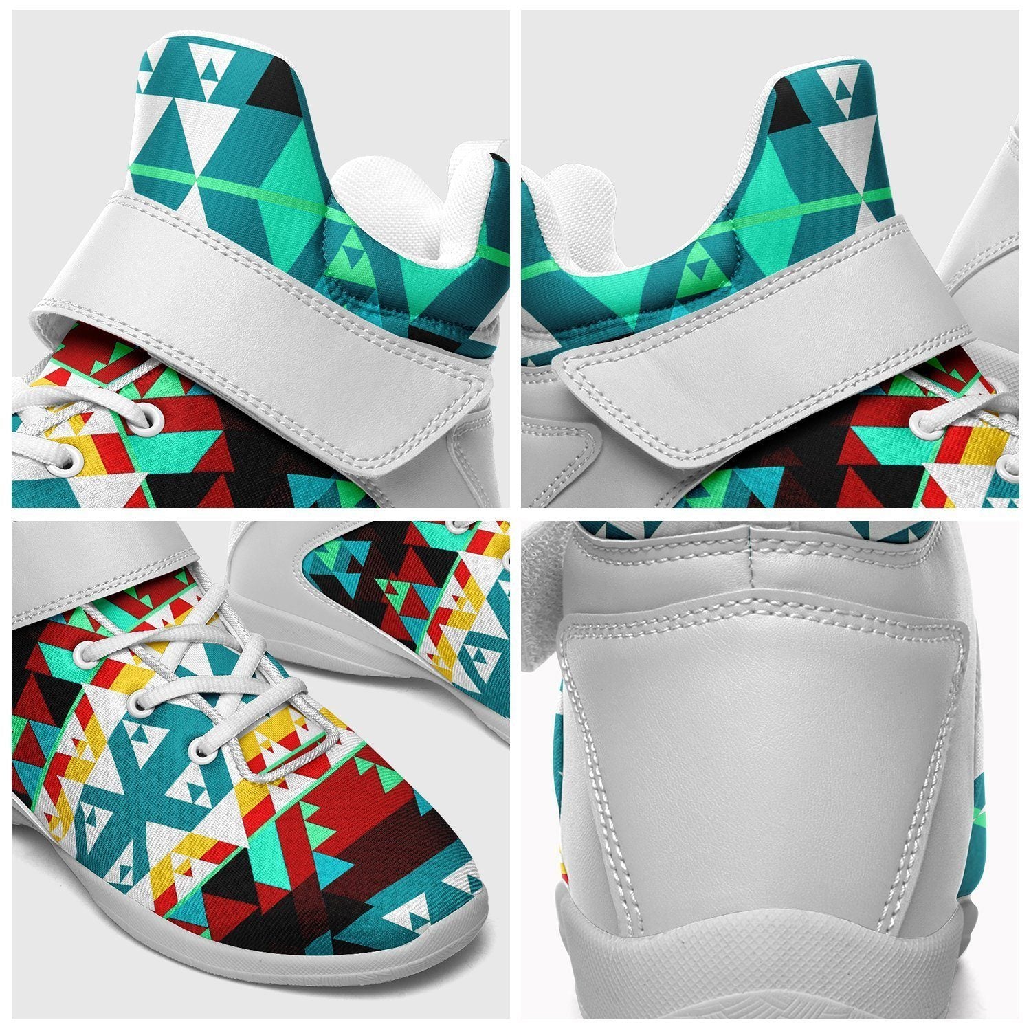 Writing on Stone Wheel Ipottaa Basketball / Sport High Top Shoes - White Sole 49 Dzine