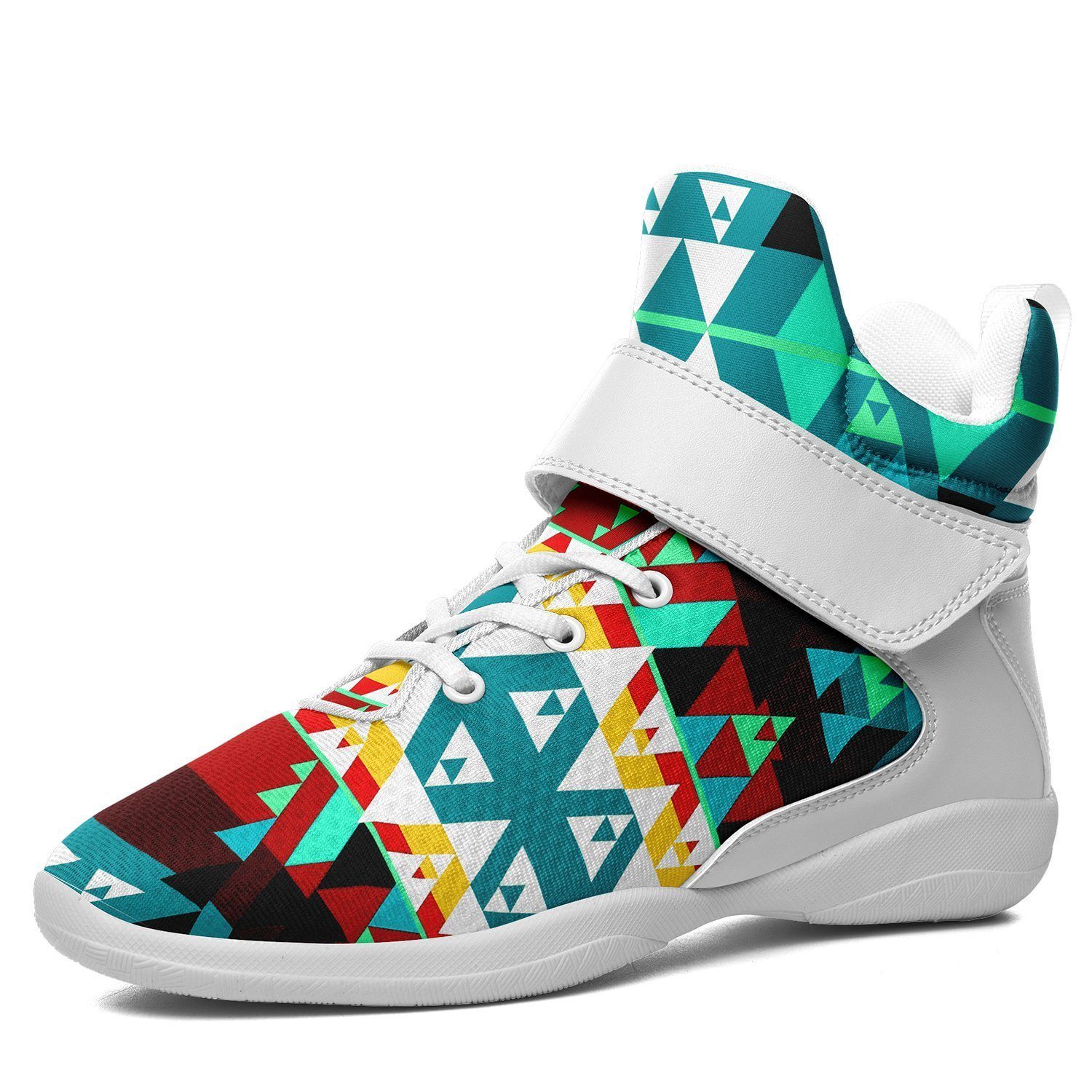 Writing on Stone Wheel Ipottaa Basketball / Sport High Top Shoes - White Sole 49 Dzine US Men 7 / EUR 40 White Sole with White Strap