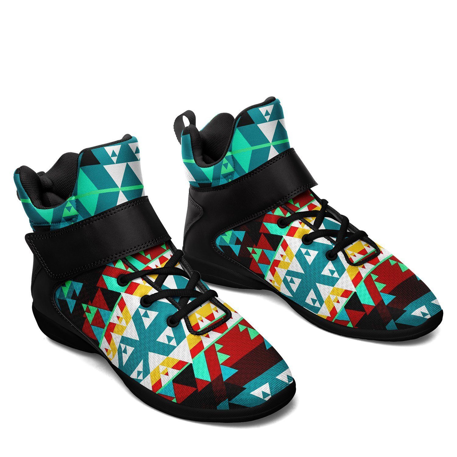 Writing on Stone Wheel Kid's Ipottaa Basketball / Sport High Top Shoes 49 Dzine