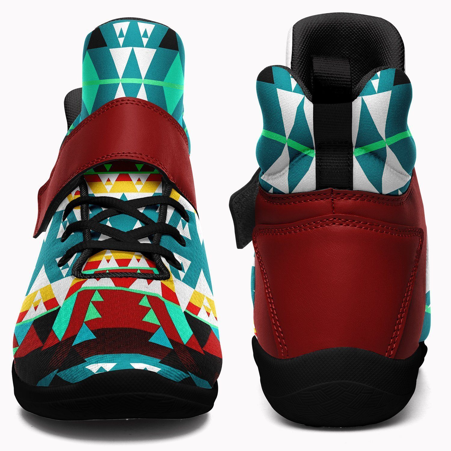 Writing on Stone Wheel Kid's Ipottaa Basketball / Sport High Top Shoes 49 Dzine