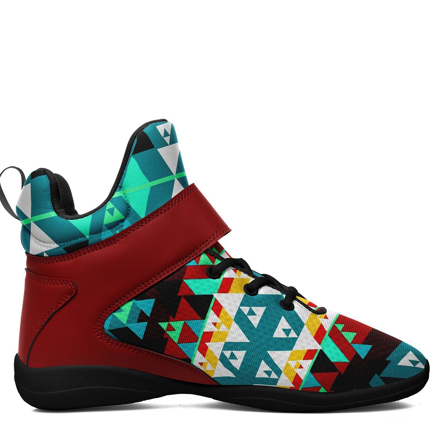 Writing on Stone Wheel Kid's Ipottaa Basketball / Sport High Top Shoes 49 Dzine