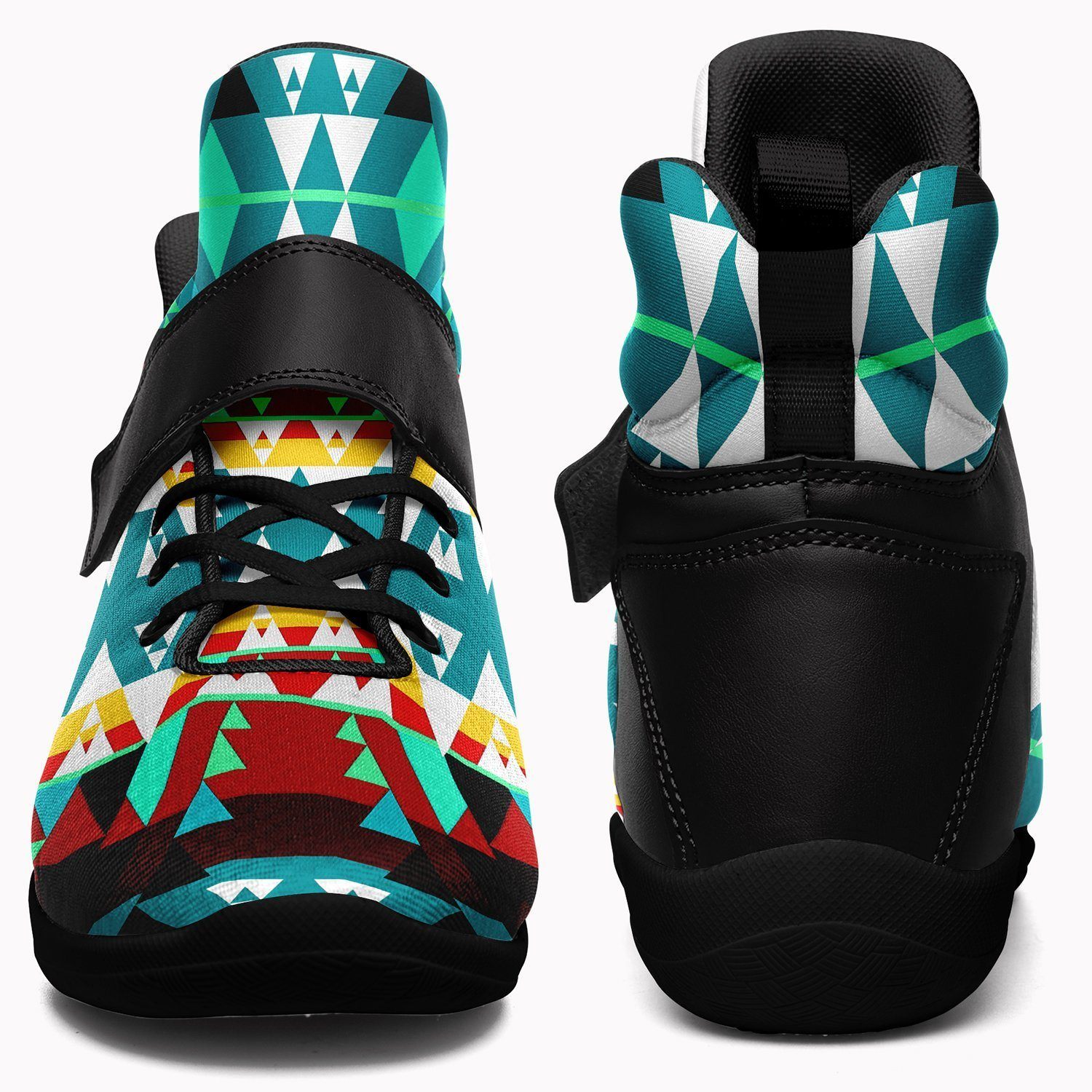Writing on Stone Wheel Kid's Ipottaa Basketball / Sport High Top Shoes 49 Dzine
