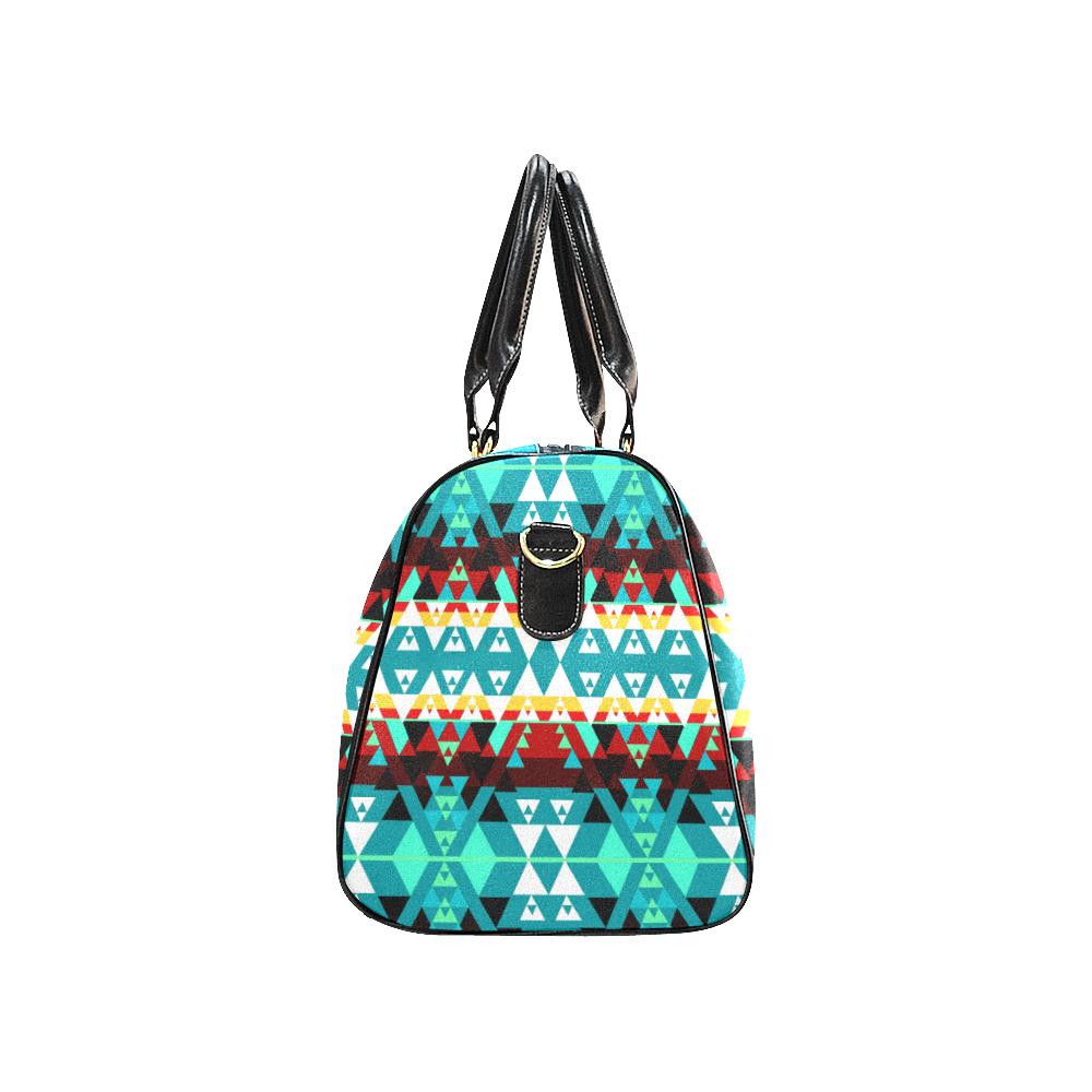 Writing on Stone Wheel New Waterproof Travel Bag/Large (Model 1639) Waterproof Travel Bags (1639) e-joyer