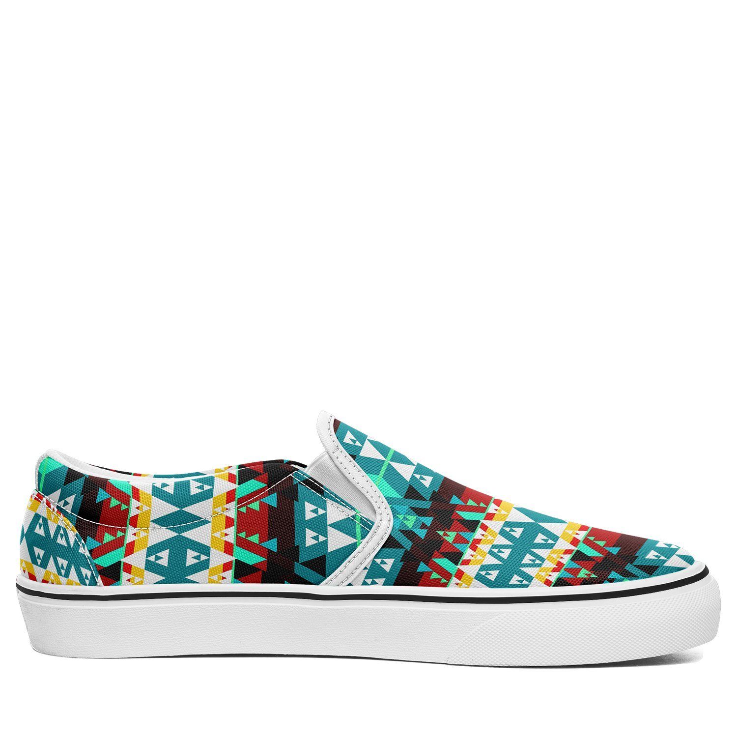 Writing on Stone Wheel Otoyimm Kid's Canvas Slip On Shoes 49 Dzine