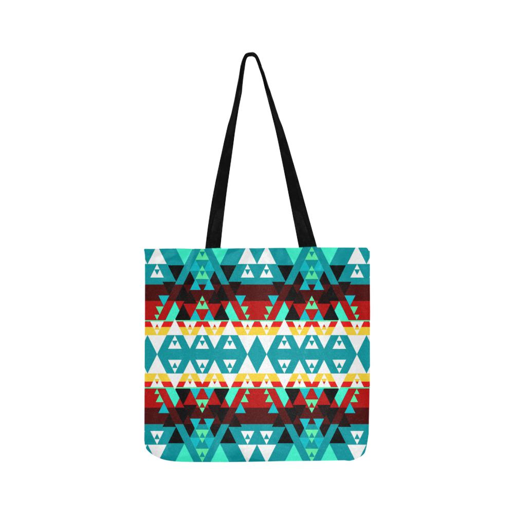 Writing on Stone Wheel Reusable Shopping Bag Model 1660 (Two sides) Shopping Tote Bag (1660) e-joyer